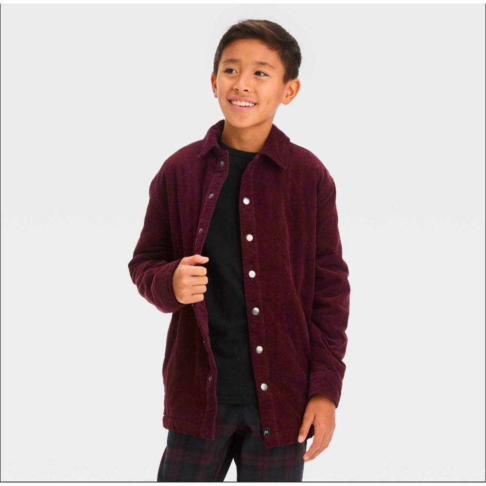 Art Class Quilted Corduroy Jacket